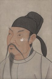 现代 陈大章 李白像  