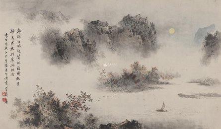 现代 陶一清 夜江行