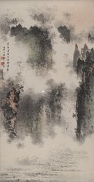 现代 陶一清 早发白帝城