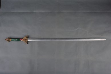 20世纪范海灯自用钢制宝剑