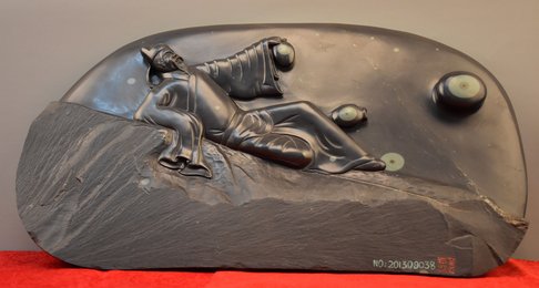 2018任树斌雕刻《中国苴却砚》