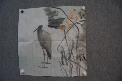 2024年刘海涛绘画《白鹭》