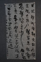 2024年冷柏青书法《登锦城散花楼》