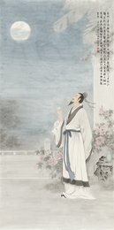 2025年易凡绘画《月下独酌》