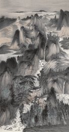 2025年张磊绘画《太白诗意图》