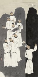 2025年徐玲绘画《圌巅诗魄》