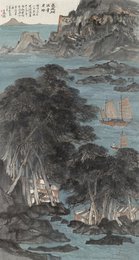 2025年黄日锐绘画《长风破浪会有时》