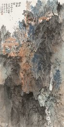 2025年张以珊绘画《李白诗意图》